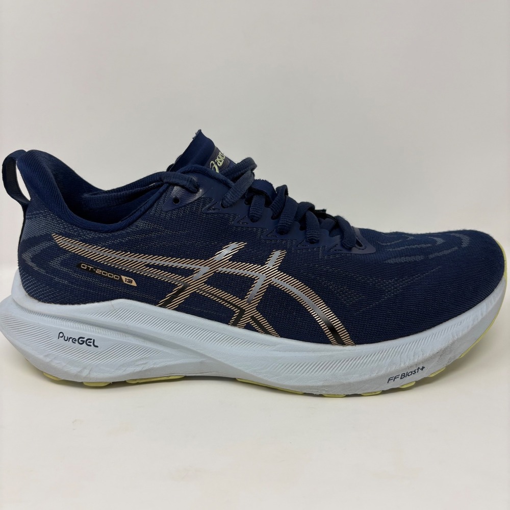 ASICS GT-2000 12 Women Size 8 Navy Blue Athletic Running Shoes (1012B666)